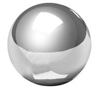 VALICLUD Stainless Steel Gazing Ball for Garden Decoration, Polished Smooth Silver Reflective Sphere Eye-catching Chic Design, Outdoor Garden Ornament and Photography Prop