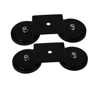 VALICLUD Stainless Steel LED Holder Sturdy and Stable Design No Drilling Needed Light Bar Mounting Bracket for Car Magnetic Light Bar Mount and Holder