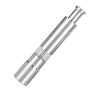 VALICLUD Stainless Steel Manual Pepper Mill Grinder for Kitchen and Home One Handed Thumb Press Operation Refillable Salt and Spice Grinder and Versatile for Pepper Sea Salt and Sichuan