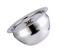 VALICLUD Stainless Steel Mixing Bowl with Lid Capacity Anti-Rust Egg Storage Pot for Baking Cooking and Home Food Preparation Easy-Clean Bottom Mixing Bowl