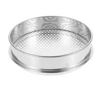 VALICLUD Stainless Steel Round Soil Grading Sieve with Compost Sifter Mesh for Garden Soil Classification Outdoor Gardening Tool