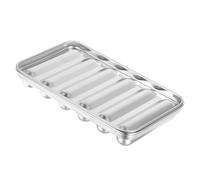 VALICLUD Stainless Steel Sausage Mold for Baking Box Easy Clean DIY Hot Dog Maker Food-Grade Meat and Vegan Sausage Shaping Tool Random Color