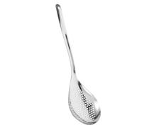 VALICLUD Stainless Steel Skimmer Scoop Strainer Spoon for Kitchen Frying and Cooking Multipurpose Colander for French Fries Poached Eggs Vegetables Rust Resistant Cooking Utensil