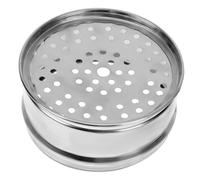 VALICLUD Stainless Steel Small Steamer Tray 12cm Thickened Lid Household Versatile Food Steamer Basket Cooking Container for Dumpling and Steaming