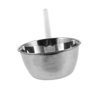 VALICLUD Stainless Steel Soup Ladle with Long Handle Kitchen Gadget for Serving and Mixing Ergonomic Non Deformable Water Scoop for Home Restaurant and Canteen Use