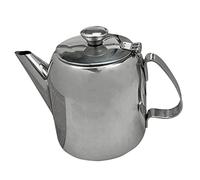 VALICLUD Stainless Steel Tea Pot Large Capacity Drip Nozzle Home Kitchen Decorative Teapot with Ergonomic Handle for Loose Tea Brewing and Oil Pouring