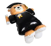 VALICLUD Standing Bear Graduation Balloon Large Foil Congrats Party Decoration Supplies for Ceremony Photo Booth and Celebration Events
