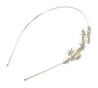 VALICLUD Star Headband for Women and Alloy Star Hairband with Sparkling Rhinestones Durable Wedding and Party Hair Accessory Elegant Birthday Prom Headdress
