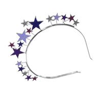 VALICLUD Star Headband for Women Enamel Party Accessory for Weddings Birthdays and Proms Elegant Hair Band Feminine Design for Special Occasions and Formal Events