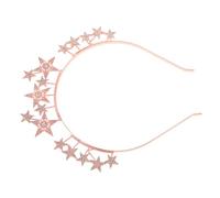 VALICLUD Star Rhinestone Headband Elegant Bridal Hair Accessory for Weddings Birthdays and Proms Headband for Girls and Women