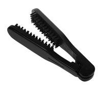 VALICLUD Static Hair Straightening Comb Double Sided Clamp Brush for Women Smooth Frizz and Style Hair Naturally for Straightening and Curling
