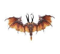 VALICLUD Steampunk Dragon Cosplay Wings Props Foldable Vivid Colored Printing Golden Non-woven Fabric Photography Stage Performance Party Festival Decoration