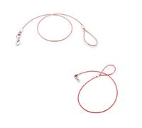VALICLUD Steel Wire Chew Proof 0.6x120cm for Dog Leash Training Lead Water Resistant Anti Bite Sturdy Large Dogs Outdoor Walking and Training