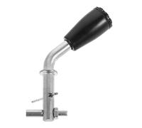 VALICLUD Stove Door Handle with Stable Construction Heat-Resistant Bakelite and Versatile Fit Silver Finish for Furnace and Oven Doors Suitable for Wood-Burning Stoves and Heating Devices