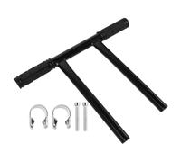 VALICLUD Stroller Handle Riser Extension Bar, Metal and Plastic Parent-Friendly Attachment with Frosted Antislip Texture, Easy Installation for Prams and Strollers, for Short Walks