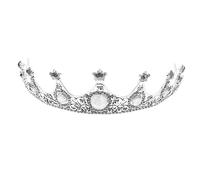 VALICLUD Stunning Wedding Accessory Baroque Diamond Crown Tiara for Women Bridal Headpiece