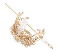 VALICLUD Sturdy Alloy Chinese Hair Stick Crown for Hanfu Authentic Song Dynasty Vintage Hairpin with Classic Motifs Versatile Cultural Headdress for Weddings Cosplay Spring Festivals and