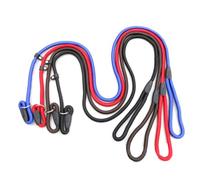 VALICLUD Sturdy Nylon Dog Leash for Pet Dogs with Easy to Use Clip and Bit and Tear Resistant Cotton Rope, 1.0x140cm Adjustable Lead for Walking and Training
