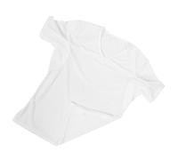 VALICLUD Sweat Proof Undershirt Men Breathable Underarm Pads T-Shirt Chinlon Material Keeps Shirt Dry, for Daily Life and Sports Activities White
