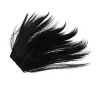 VALICLUD Synthetic Hair Topper Black Hairpiece for Women with Natural-looking Finish and Seamless Blending Made of High Temperature Fiber for Thinning Hair during Video Calls
