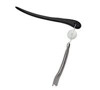 VALICLUD Synthetic Jade Hair Stick for Vintage Bun Hairstyles Retro Wood Hairpin for Women Elegant Headdress for Parties and Daily Wear Chic Design for Long Hair