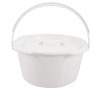 VALICLUD Thickened Chamber Pot with Lid and Handle Urinal Bucket for Elderly and Disabled Bedside Commode Accessory for Home and Hospital Use Portable Adult Potty for Convenience