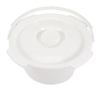 VALICLUD Thickened Chamber Pot with Lid for Elderly Adults Urine Bucket for Bedside Commode Sealed Odor-Resistant Potty for Home Hospital and Travel Use