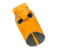 VALICLUD Thickened Pet Dog Coat 4XL Outdoor Dog Clothes Warm Cotton Jacket in Ginger Yellow Suitable for Cold Weather and Outdoor Activities