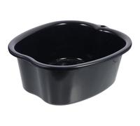 VALICLUD Thickened Plastic Foot Bath Bucket with Massage Pedicure Basin for Home Use Black Foot Soaking Tub and Relaxation