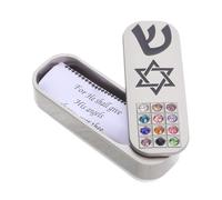 VALICLUD Traditional Mezuzah Case for Door Hebrew Jewish Home Blessing Weather-resistant Judaica Decor with Prayer Scroll Cultural Heritage Housewarming and Jewish Holidays