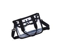 VALICLUD Transparent Eva Shoulder Bag for Women Lightweight Crossbody Handbag for Beach Travel and Daily Use Fashionable Durable and Spacious for Essentials