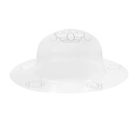 VALICLUD Transparent Graffiti Hat DIY Clear Cap Decor Creative Drawing for Classroom Party Holiday Activities