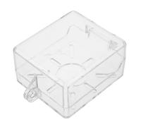 VALICLUD Transparent Lockable Switch Safety Guard for Power Buttons Electrical Outlet Cover with Opening Dust-resistant Wall Switch Protector for Homes Offices and Industrial Use