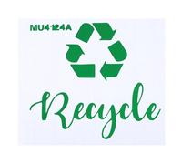 VALICLUD Trash Recycling Label Sticker Multipurpose Removable Waterproof PVC Decal for Trash Can Advocating Sustainability and Cultivating Good Habit of Garbage Sorting