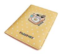 VALICLUD Travel Cover Card Organizer Lightweight Pu Holder for Men and Women Portable Document Organizer for Travel Essentials Cartoon Design