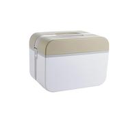 VALICLUD Travel Kit Car Emergency Medicine Case Double Layer Storage Box Safe Box for Medication Plastic