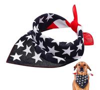 VALICLUD Triangle Dog Bandana American Flag Pet Bandanas Scarf Detachable Multifunction Pet Bib Neckerchief Accessories Collar For Dog