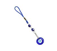 VALICLUD Turkish Blue Evil Eye Hanging Keychain Car Ornament Protection Charm for Vehicle Decor Chic Amulet Pendant Unique Wall Hanging Decoration for Home and Bedroom