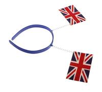 VALICLUD Uk Flag Hair Band Union Jack Headpiece for Women Girls Football Fans Accessory Festive and Comfortable Hair Hoop for Events