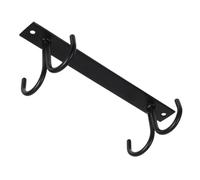 VALICLUD Under Cabinet Mug Hanger with Hooks Iron Wire Kitchen Cup Storage Rack for Space-Saving Hanging of Mugs and Glass Cups Practical and Wear-Resistant Holder Organizer