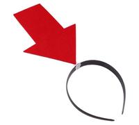 VALICLUD Unique Quirky Arrow Headband Bright Red Photo Booth Prop for Birthday Parties and Weddings Lightweight Comfortable Creative Accessory for Memorable Event Photos