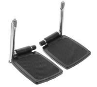 VALICLUD Universal Heavy Duty Wheelchair Footplates 1 Pair Adjustable Pedals with Non-Slip Design for Enhanced Stability and Comfort for Elderly and Patients Random Color