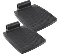 VALICLUD Universal Heavy Duty Wheelchair Pedal Footplates, Stable Plastic Replacement Footrest with 1.9cm Hole, Pair of Elevating Wheelchair Legrests for Mobility Aid and Daily Use