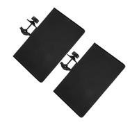 VALICLUD Universal Microphone Tray Holder 2pcs Stable Steel Plate Stand for Live Streaming Singing and Recording Portable Tripod Structure Black