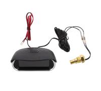 VALICLUD Universal with Digital Display 12v 24v Automotive Water Temperature and Voltage Gauge Dual Functionality, Plastic Material for Engine and Motorcycle, for Long-distance Travel