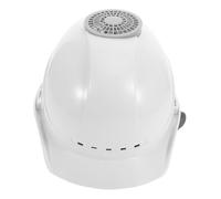 VALICLUD USB Charging Cooling Fan Helmet for Construction and Home Improvement White Safety Hard Hat with Sun Protection and Air Circulation Multi Functional Workwear for Outdoor Summer