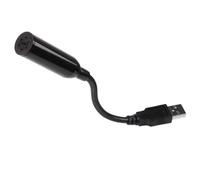 VALICLUD USB Mini Microphone for PC Laptop Noise-canceling Plug Play Mic with Flexible Neck Range Clarity for Podcasts Streaming Gaming Voice Recording Black