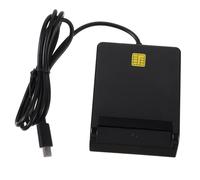 VALICLUD USB Smart Card Reader Type-c High-speed Contact Card Reader Compatible with Windows Vista for Id Sim Cac Easy Play