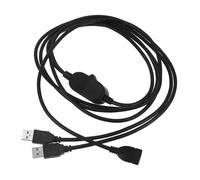 VALICLUD USB Splitter Adapter for Printer Sharing Among Two Computers Supporting Simultaneous Mouse and Keyboard Connection