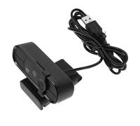 VALICLUD USB Webcam Black Colour, for Remote Work and Online Education 1080p and Crisp Live Broadcast Visuals, Plastic Material for PC Computer Video Conferencing Camera